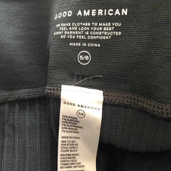 Good American Seamless Chunky Rib Leggings (Size XXL) - Picture 8 of 8